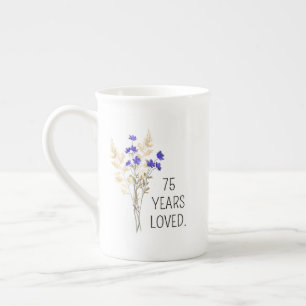 75. Geburtstagsgeschenk für Frauen, 75. Geburtstag Porzellantasse