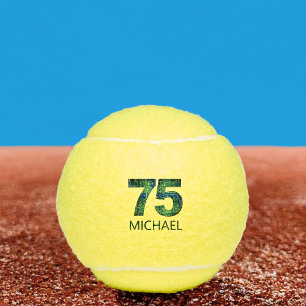75. Geburtstagsgeschenk für ihn - 75 Jahre Plaid K Tennisbälle