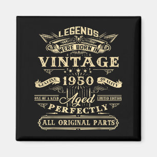 75. Geburtstagsgeschenk für Vintage-Legende Gebore Magnet