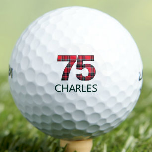 75. Geburtstagsgeschenk - Klasse 75 Jahre Rot Kari Golfball