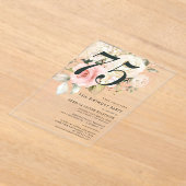 75. Geburtstagsparty Acryleinladungen (Ablage )