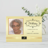 75. Geburtstagsparty Einladungen mit Foto (Stehend Vorderseite)