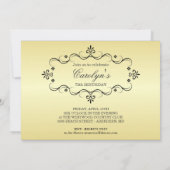 75. Geburtstagsparty Einladungen mit Foto (Rückseite)