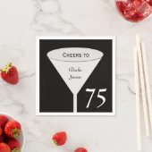 75. Geburtstagsparty Paper Napkins Serviette (Beispiel)