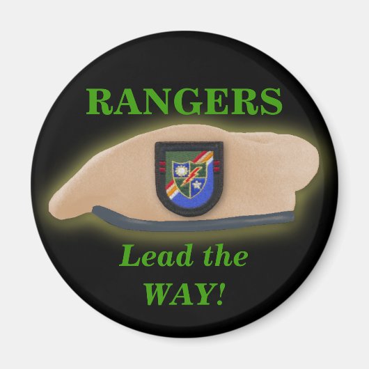 75. im Flugzeug Ranger Patch Veteranen ww2 Magnet (Vorne)