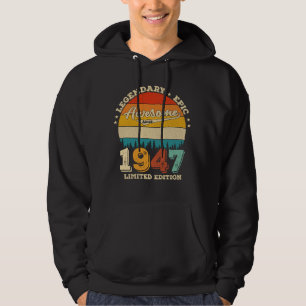 75 Jahre alt Phantastisch seit 1947 75. Geburtstag Hoodie