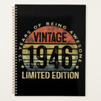 75 Jahre alte Geschenke Vintag 1946 Geburtstag