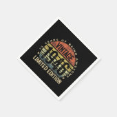 75 Jahre alte Geschenke Vintag 1946 Geburtstag Serviette (Ecke)