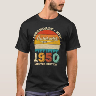 75 Jahre alter Tag 1950 Phantastisches 75. Geburts T-Shirt
