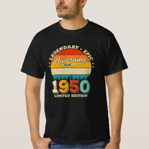 75 Jahre alter Tag 1950 Phantastisches 75. Geburts T-Shirt