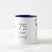 '75 Jahre junge' Tasse (Zentrum)