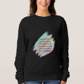 75 Jahre oder älter Sweatshirt (Vorderseite)