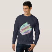 75 Jahre oder älter Sweatshirt (Vorne ganz)