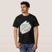 75 Jahre oder älter T-Shirt (Vorne ganz)