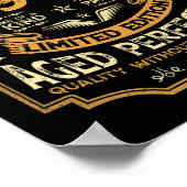 75 Jahre Vintag 1947 75. Geburtstag Poster (Ecke)