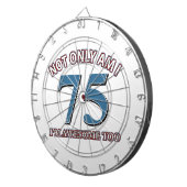 75. Jahrentwürfe Dartscheibe (Vorderseite rechts)