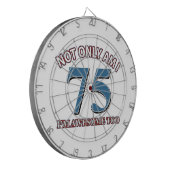 75. Jahrentwürfe Dartscheibe (Vorderseite Links)