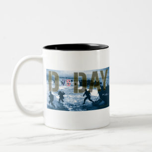 75. Jahrestag des D-Day Zweifarbige Tasse