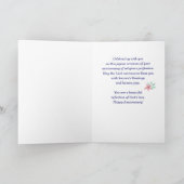 75. Jahrestag des religiösen Lebens Karte (Innenseite)