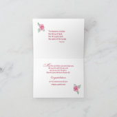 75. Jahrestag des religiösen Lebens katholische Nu Karte (Innenseite)