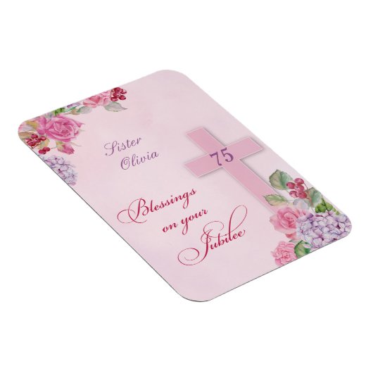 75. Jahrestag des religiösen Lebens katholische Nu Magnet (Rechte Seite)