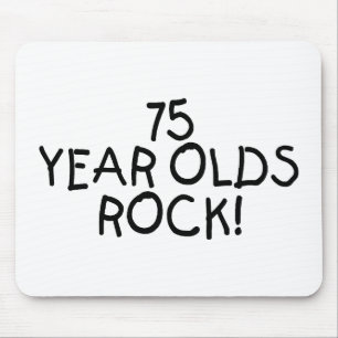 75 Jährige Felsen- Mousepad