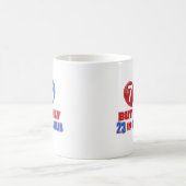 75. jährige Geburtstagsentwürfe Kaffeetasse (Mittel)