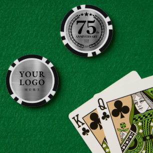 75. Jubiläum der Silbernen Geschäftseröffnung Pokerchips