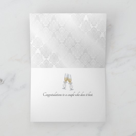 75. Jubiläum mit Tauben und Rings Karte (Innenseite)