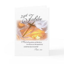 75. Jubilee Religious Life, Nun, Kreuz Candle