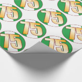 75 NIGERIA Gold Geschenkpapier (Ecke)