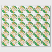 75 NIGERIA Gold Geschenkpapier (Flach)