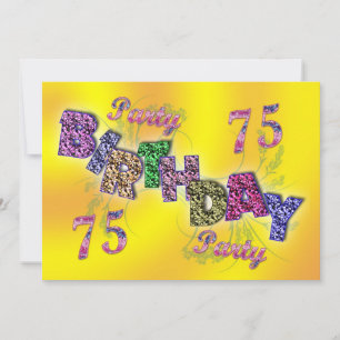 75. Party Einladung