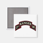 75. Ranger 2. Bataillon Magnet (Vorderseite/Rückseite)