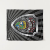 75. Ranger-Regiment 2. Bataillon Wandteppich (Vorderseite (Horizontal))