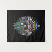 75. Ranger Regiment 3. Bataillon (3. Bat) Wandteppich (Vorderseite (Horizontal))