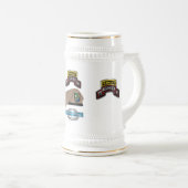 75. Ranger Regiment CIB Bierglas (VorderseiteRechts)