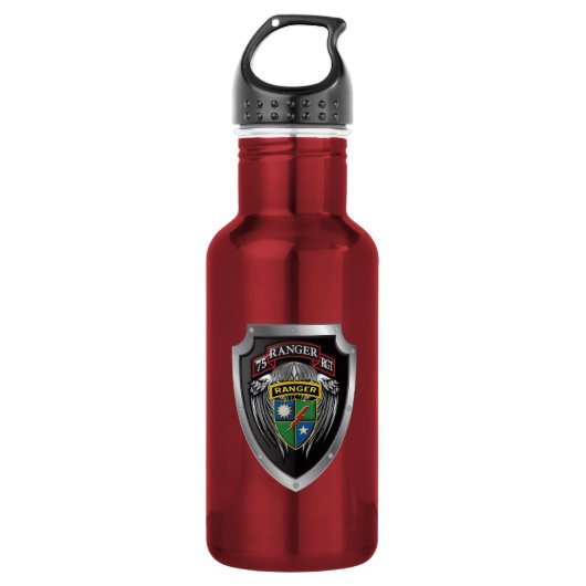 75. Ranger-Regiment   Edelstahlflasche (Vorderseite)