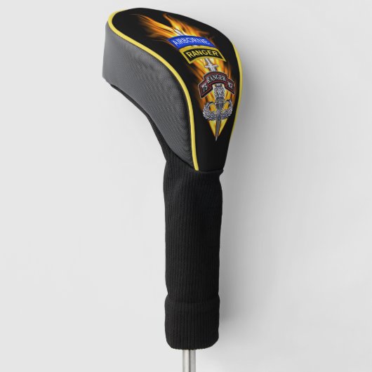 75. Ranger Regiment "Flaming Sword" Golf Headcover (angewinkelt)