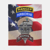 75. Ranger-Regiment Fleecedecke (Vorderseite)