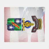 75. Ranger-Regiment Fleecedecke (Vorderseite (Horizontal))