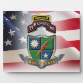 75. Ranger Regiment Fotoplatte (Vorderseite)