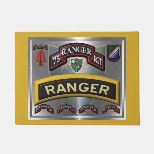 75. Ranger-Regiment Fußmatte (Vorderseite)