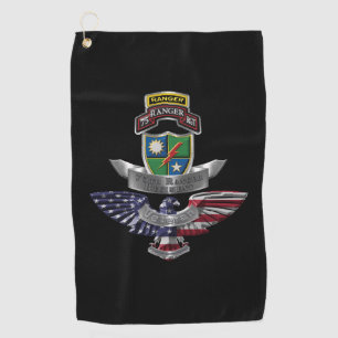 75. Ranger-Regiment Golfhandtuch