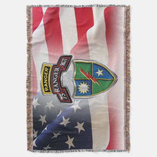 75. Ranger Regiment Iconic TAB! Decke (Vorderseite Vertikal)
