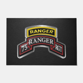 75. Ranger Regiment Im Flugzeug Ranger Fußmatte