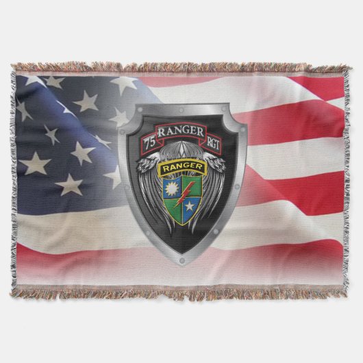 75. Ranger-Regiment, kundenspezifischer Schild Decke (Vorderseite)