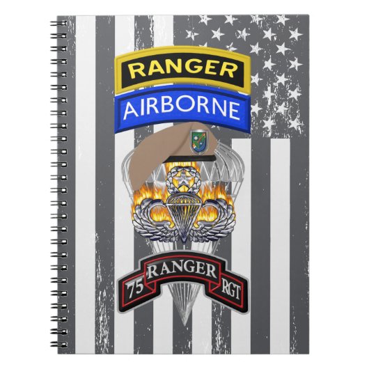 75. Ranger-Regiment Notizblock (Vorderseite)