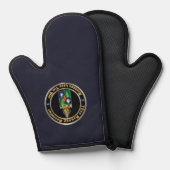 75. Ranger-Regiment Ofenhandschuh (Vorderseite/Rückseite)