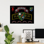 75. Ranger-Regiment Poster (Heimbüro)